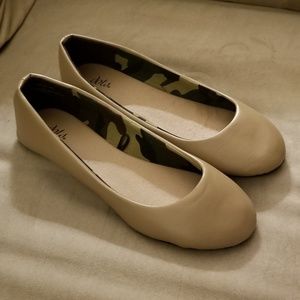 Tan Ballet Flats